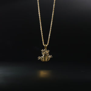 Gold Frog Pendant Model-1681 - Charlie & Co. Jewelry