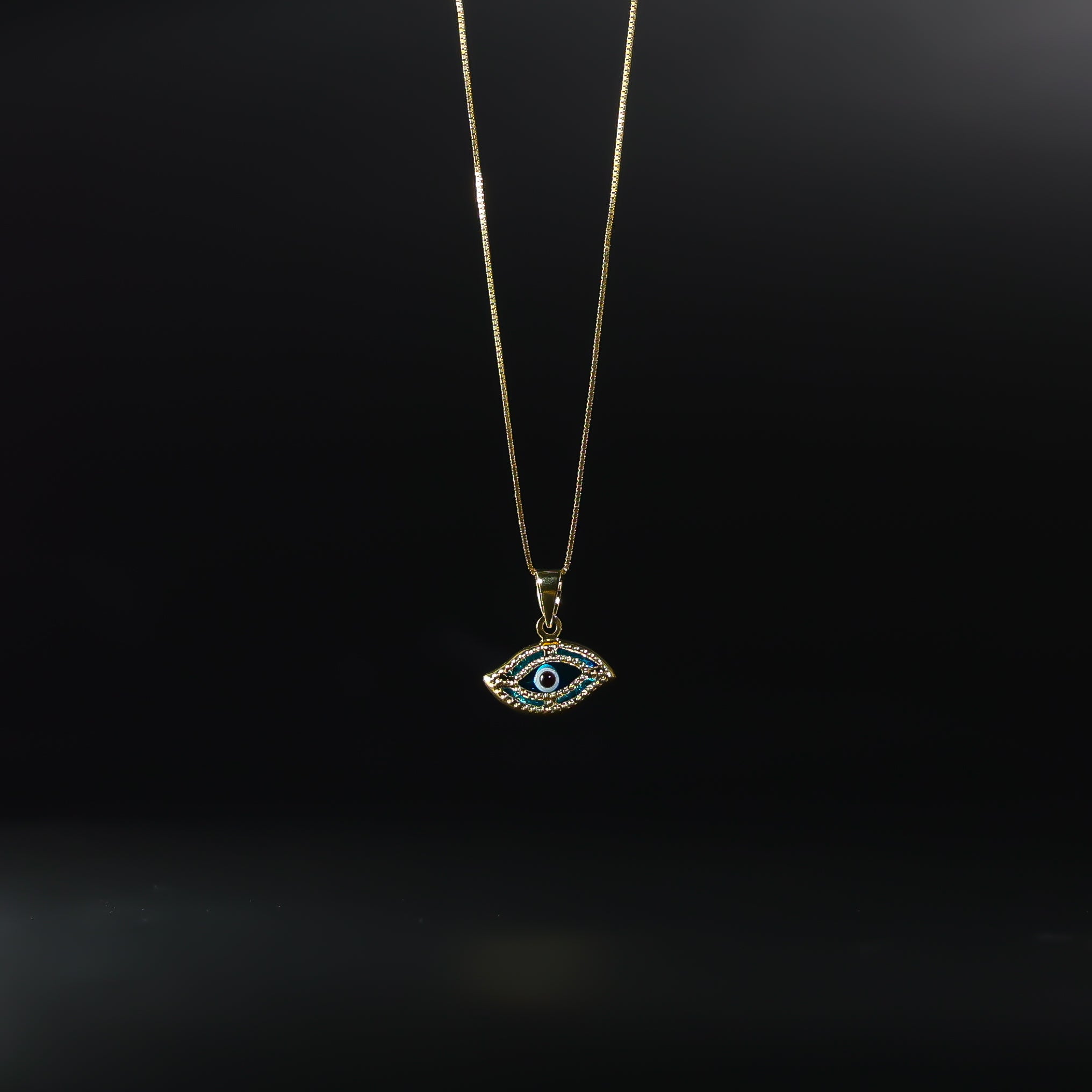 Evil Eye 14K Gold Pendant - Charlie & Co. Jewelry