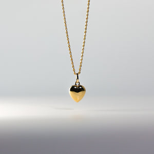 Gold Heart Pendant Model-PT0445 - Charlie & Co. Jewelry