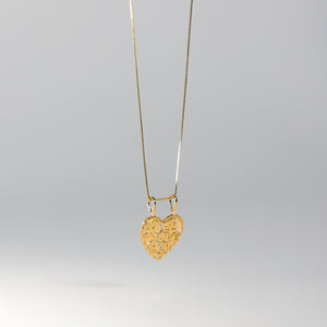 Gold Breakable Heart "I Love You" Couple Pendant Model-PT1823 - Charlie & Co. Jewelry