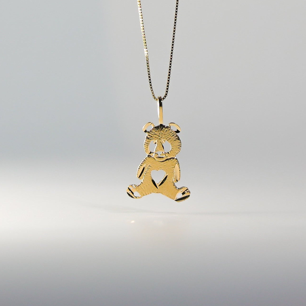 Gold Bear Pendant Model-2341 - Charlie & Co. Jewelry