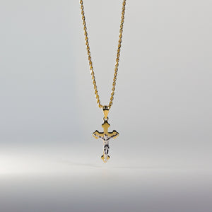 Gold Jesus Crucifix Cross Pendant Model-2531 - Charlie & Co. Jewelry