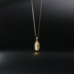 Gold Virgin Mary Pendant Model-1078 - Charlie & Co. Jewelry