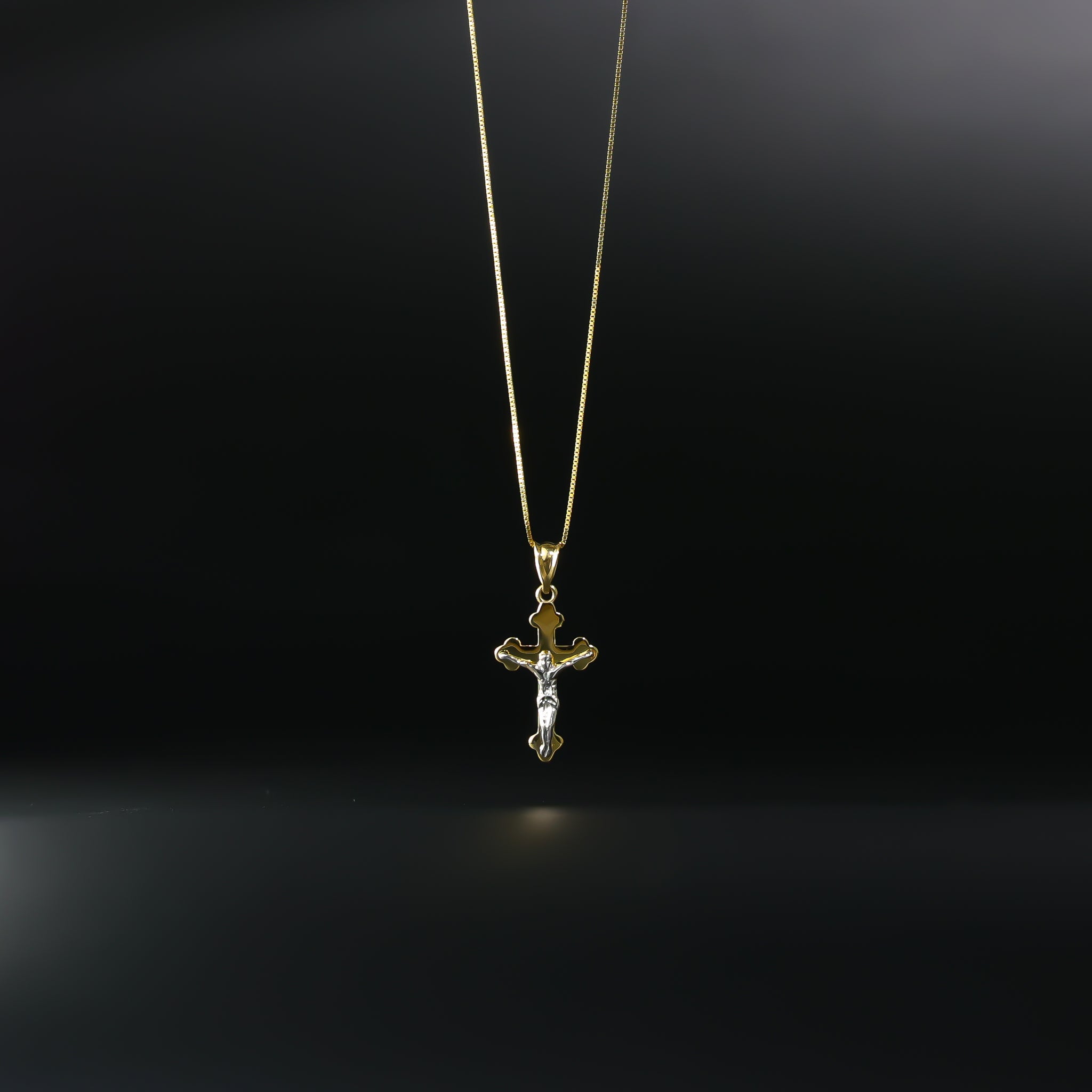 Gold Jesus Crucifix Cross Pendant Model-2531 - Charlie & Co. Jewelry