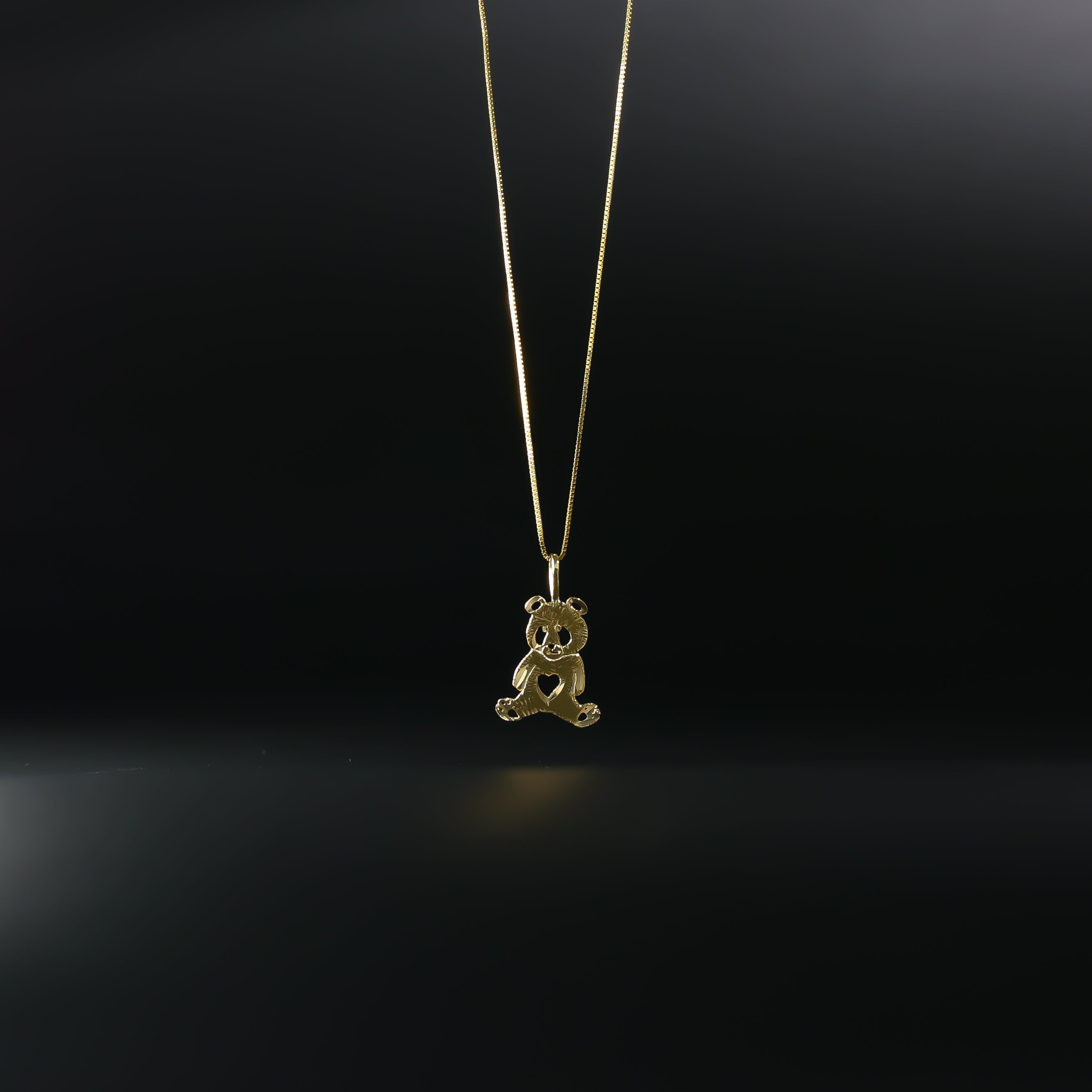 Gold Bear Pendant Model-2341 - Charlie & Co. Jewelry