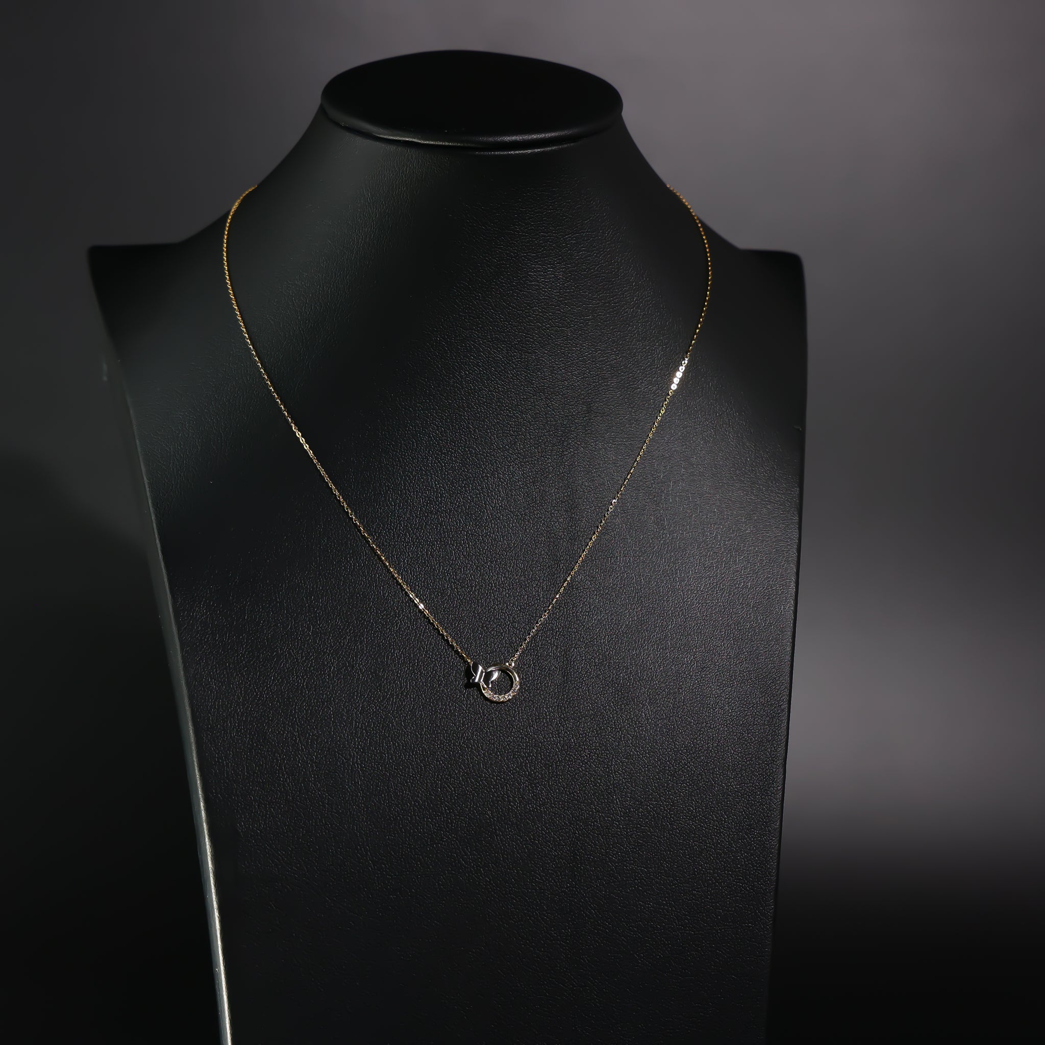 14K Gold Butterfly Necklace Model-NK0084 - Charlie & Co. Jewelry