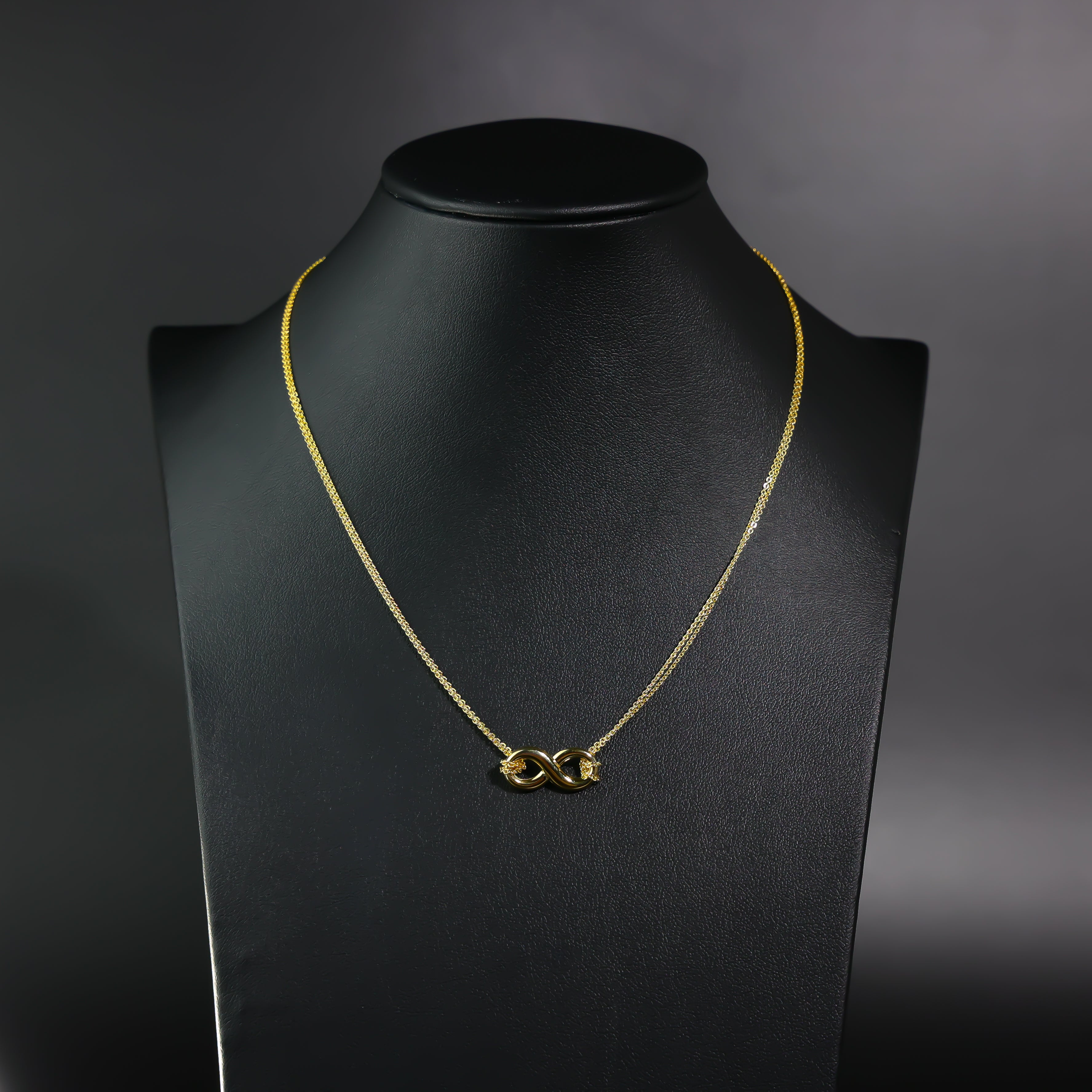 Gold Infinity Necklace Model-NK0148 - Charlie & Co. Jewelry
