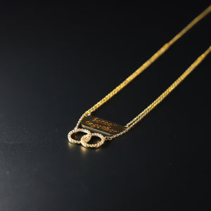 Gold Better Together Eternity Necklace Model-NK0315 - Charlie & Co. Jewelry
