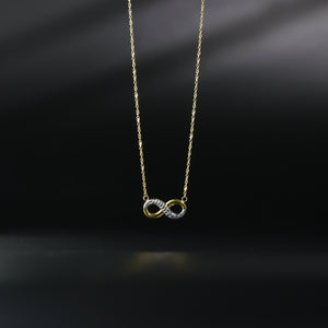 Gold Infinity Necklace Model-NK0147 - Charlie & Co. Jewelry