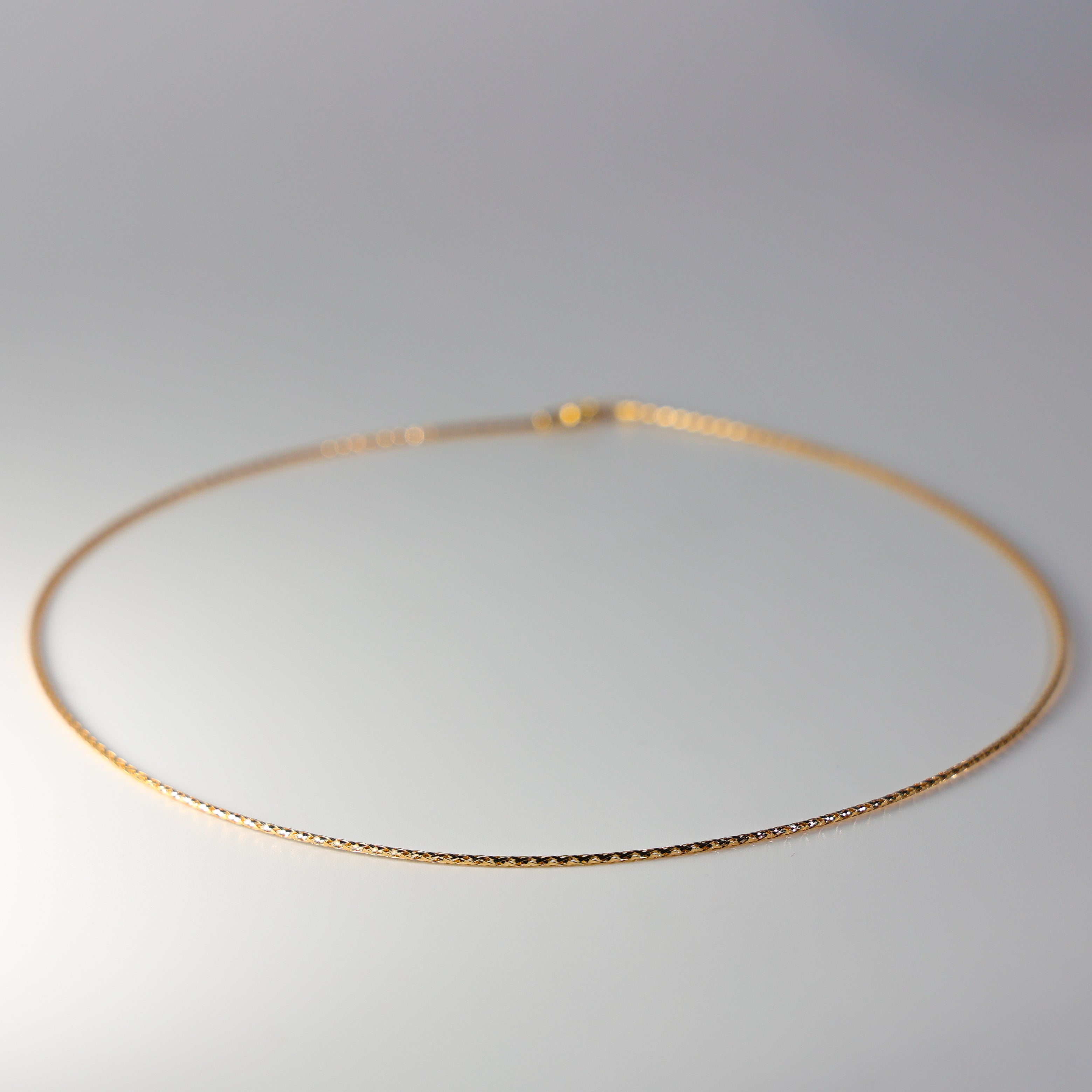 Charlie And Co Jewelry Gold Omega Necklace 14K Gold Necklaces