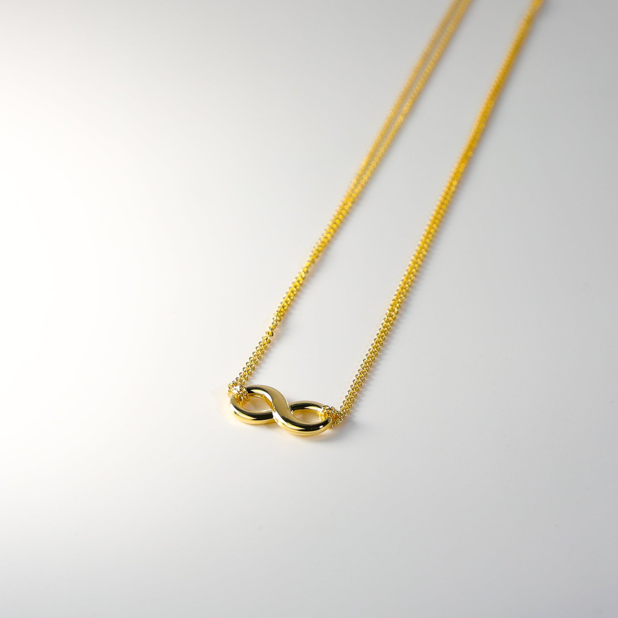 Gold Infinity Necklace Model-NK0148 - Charlie & Co. Jewelry