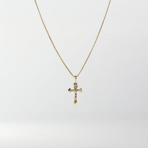 Gold Crucifix Cross Religious Pendant Model-1008 - Charlie & Co. Jewelry