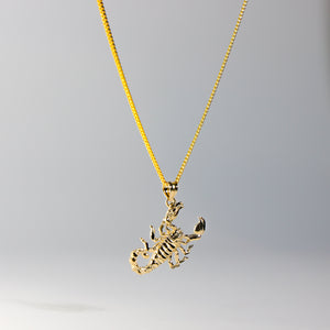 Gold Scorpion Pendant Model-1585 - Charlie & Co. Jewelry