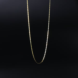 1.3mm Solid 14K Gold Valentino Chain Model-0266 - Charlie & Co. Jewelry