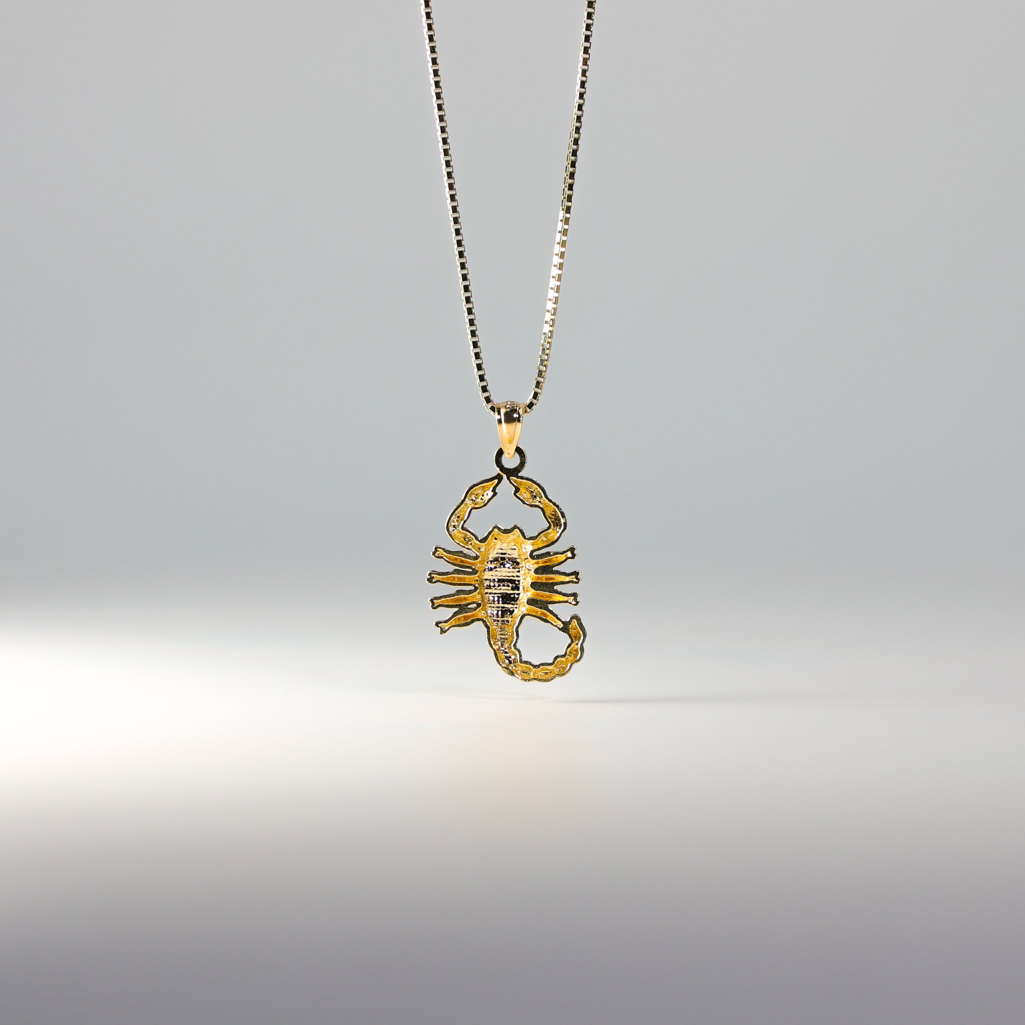 Gold Scorpion Pendant Model-1588 - Charlie & Co. Jewelry