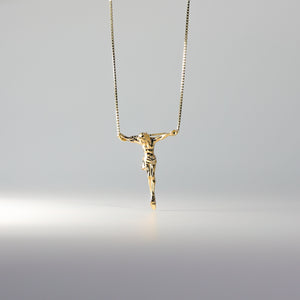 Gold Jesus Christ Body Pendant Model-1201 - Charlie & Co. Jewelry
