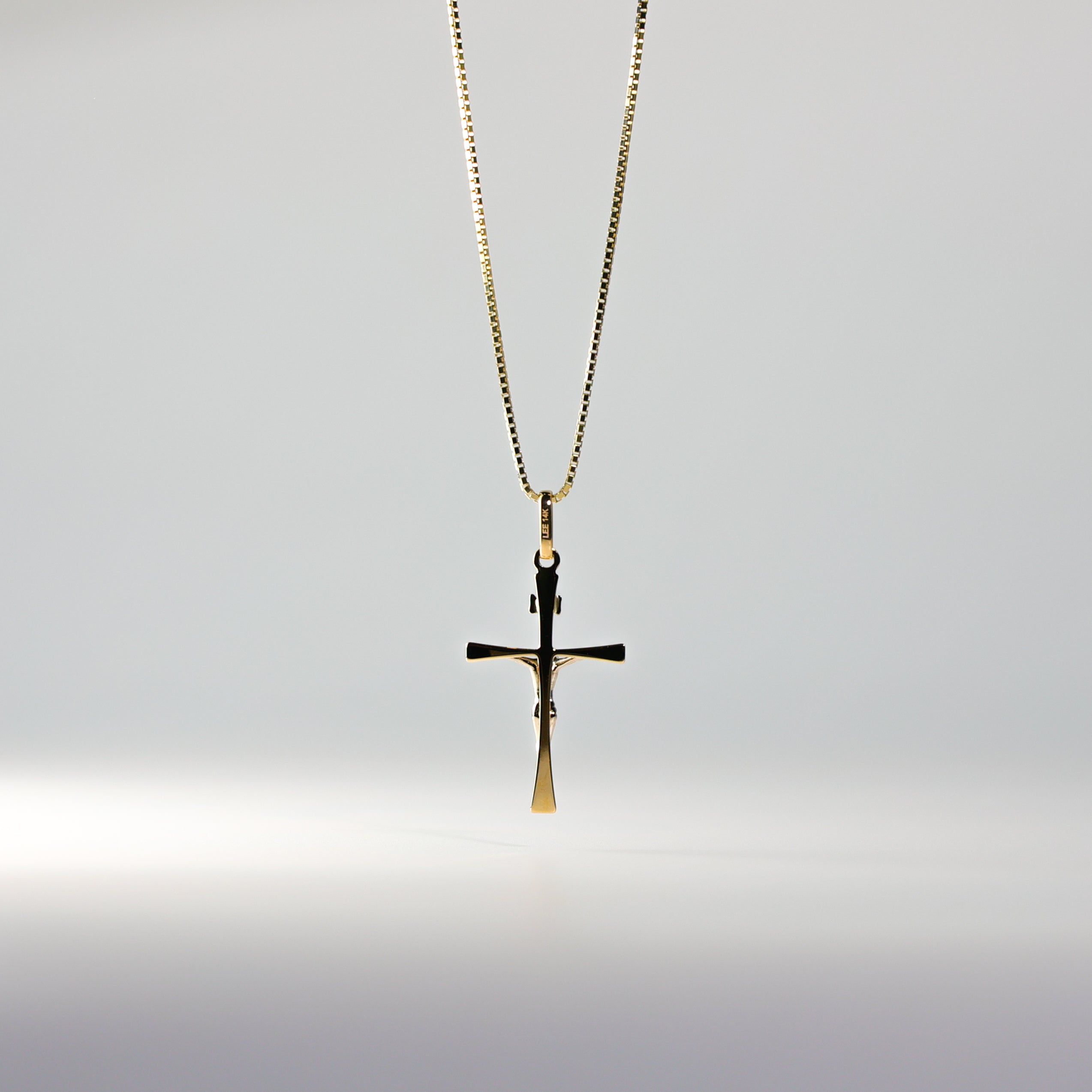 Gold Crucifix Cross Pendant Model-2172 - Charlie & Co. Jewelry