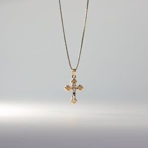 Gold Crucifix Cross Pendant Model-0873 - Charlie & Co. Jewelry