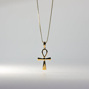 Gold Ankh Religious Cross Pendant Model-922 - Charlie & Co. Jewelry