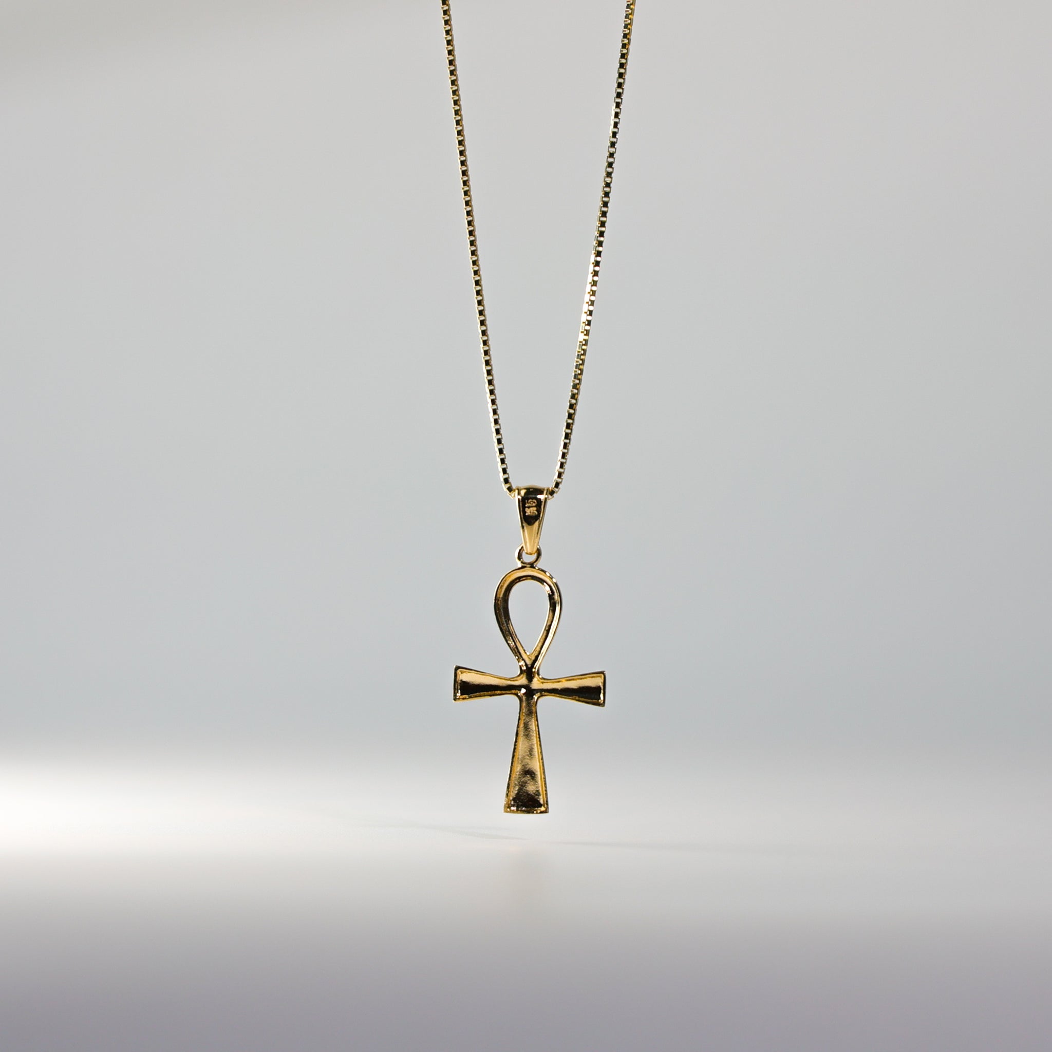 Gold Ankh Religious Cross Pendant Model-922 - Charlie & Co. Jewelry