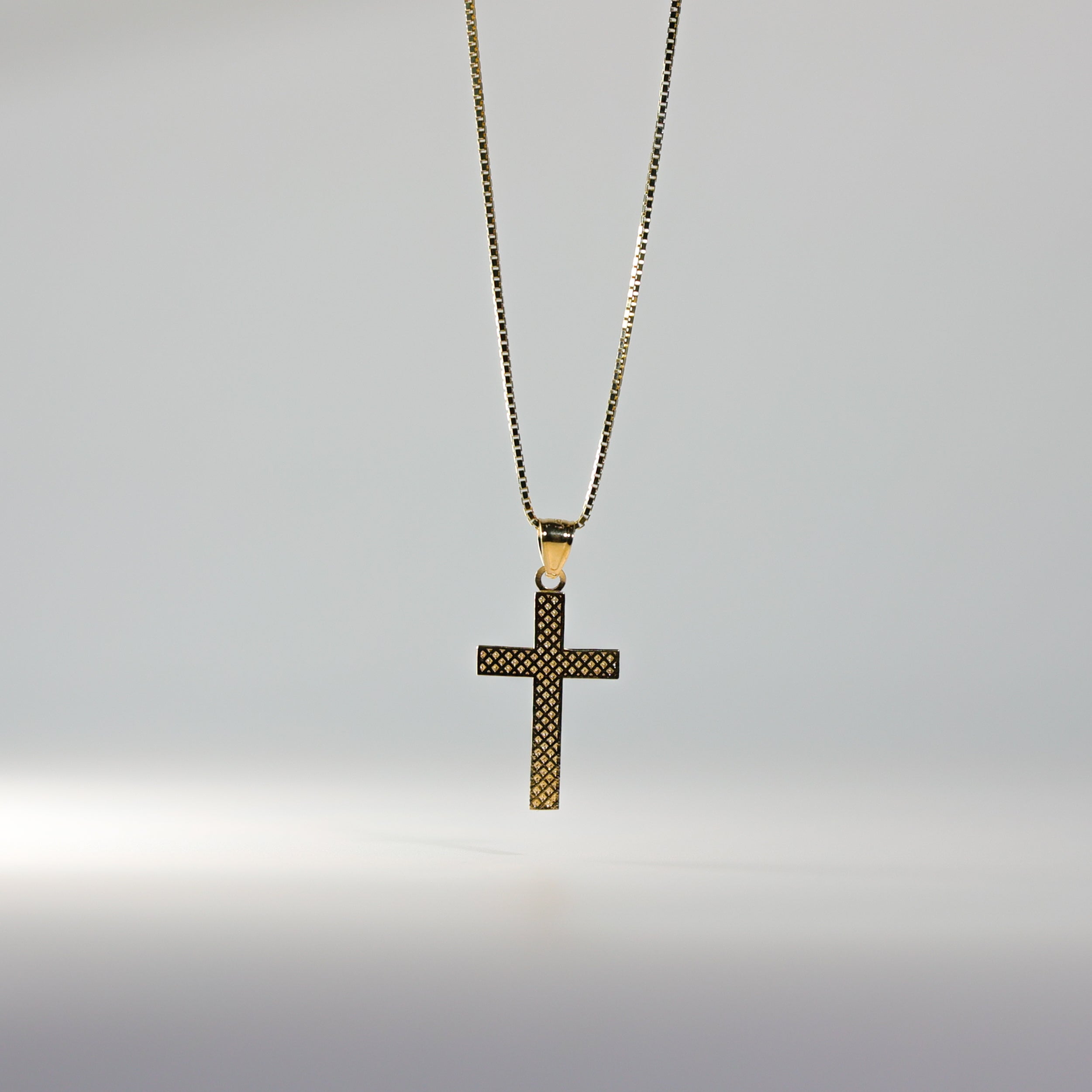 Gold Cross Pendant Model-0135 - Charlie & Co. Jewelry