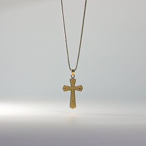 Gold Religious Crucifix Pendant Model-981 - Charlie & Co. Jewelry