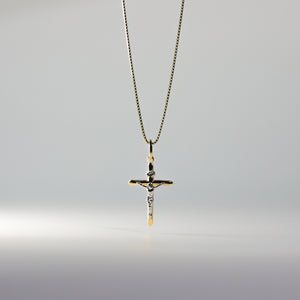 Gold Crucifix Cross Pendant Model-0007 - Charlie & Co. Jewelry