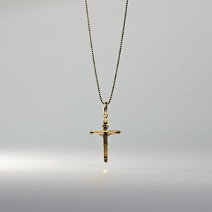 Gold Crucifix Cross Pendant Model-0007 - Charlie & Co. Jewelry