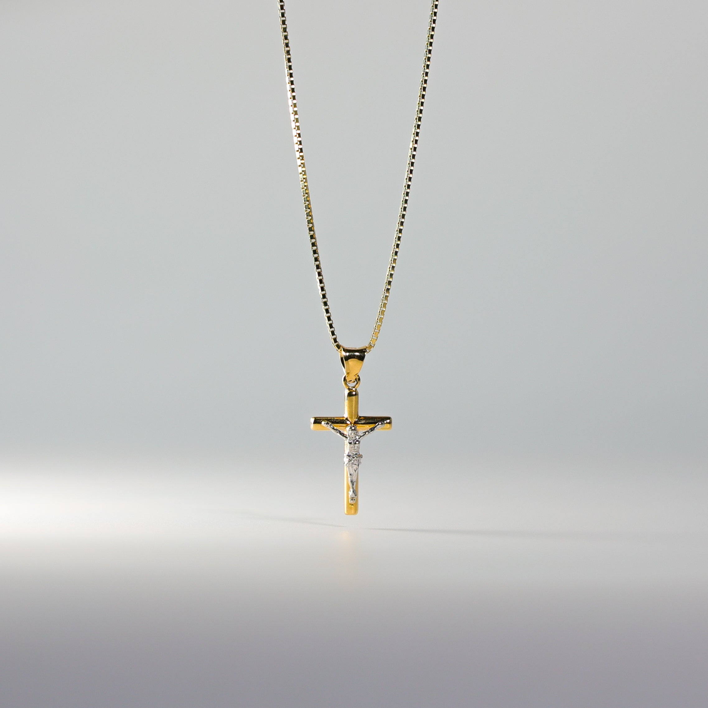 14K Gold Jesus Crucifix Cross Pendant Model 49 Charlie Co