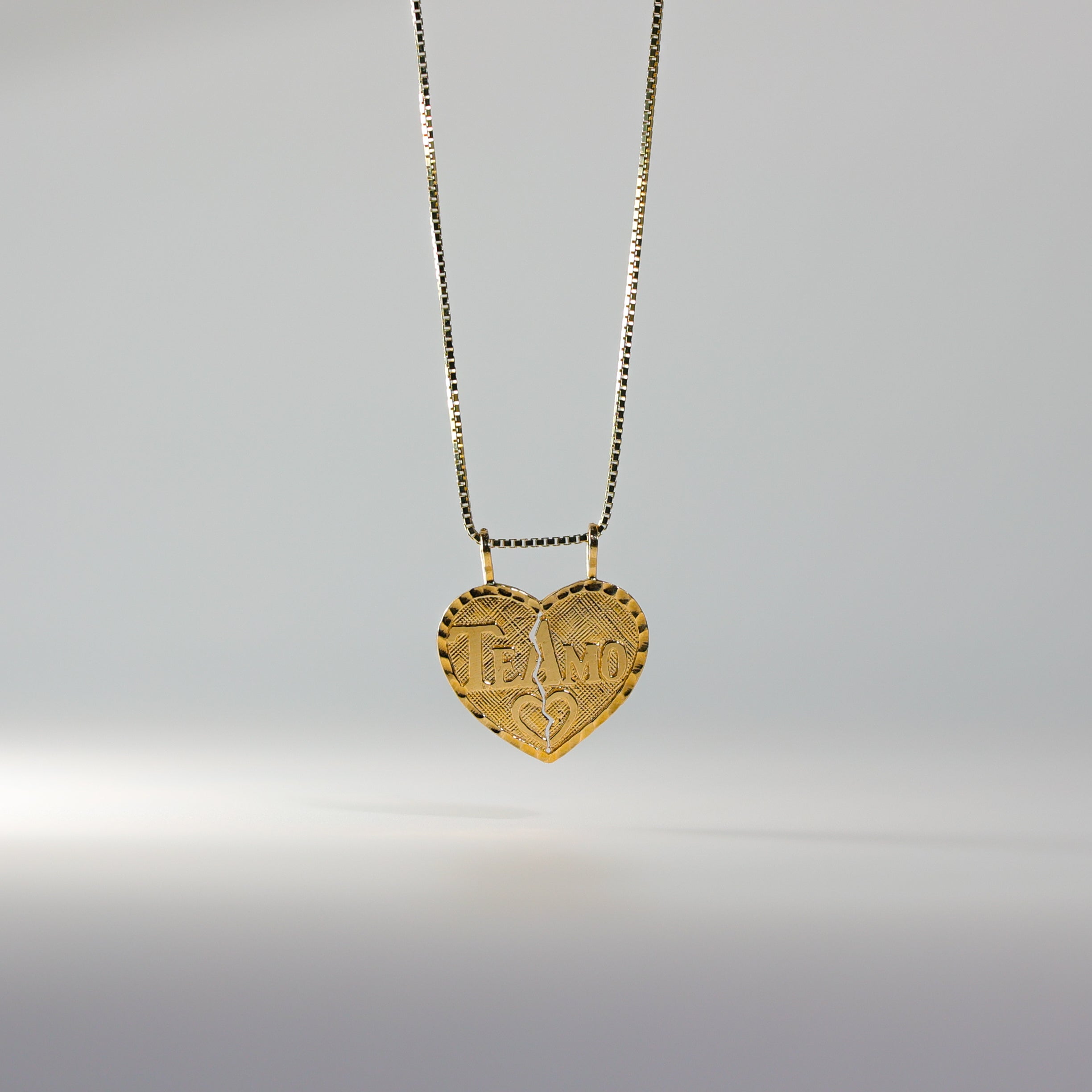 Online Etched ' Heartbreak' Necklace