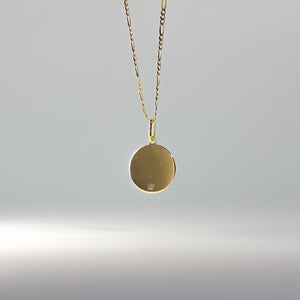 Gold St. Christopher Medal Pendant Model-0266 - Charlie & Co. Jewelry