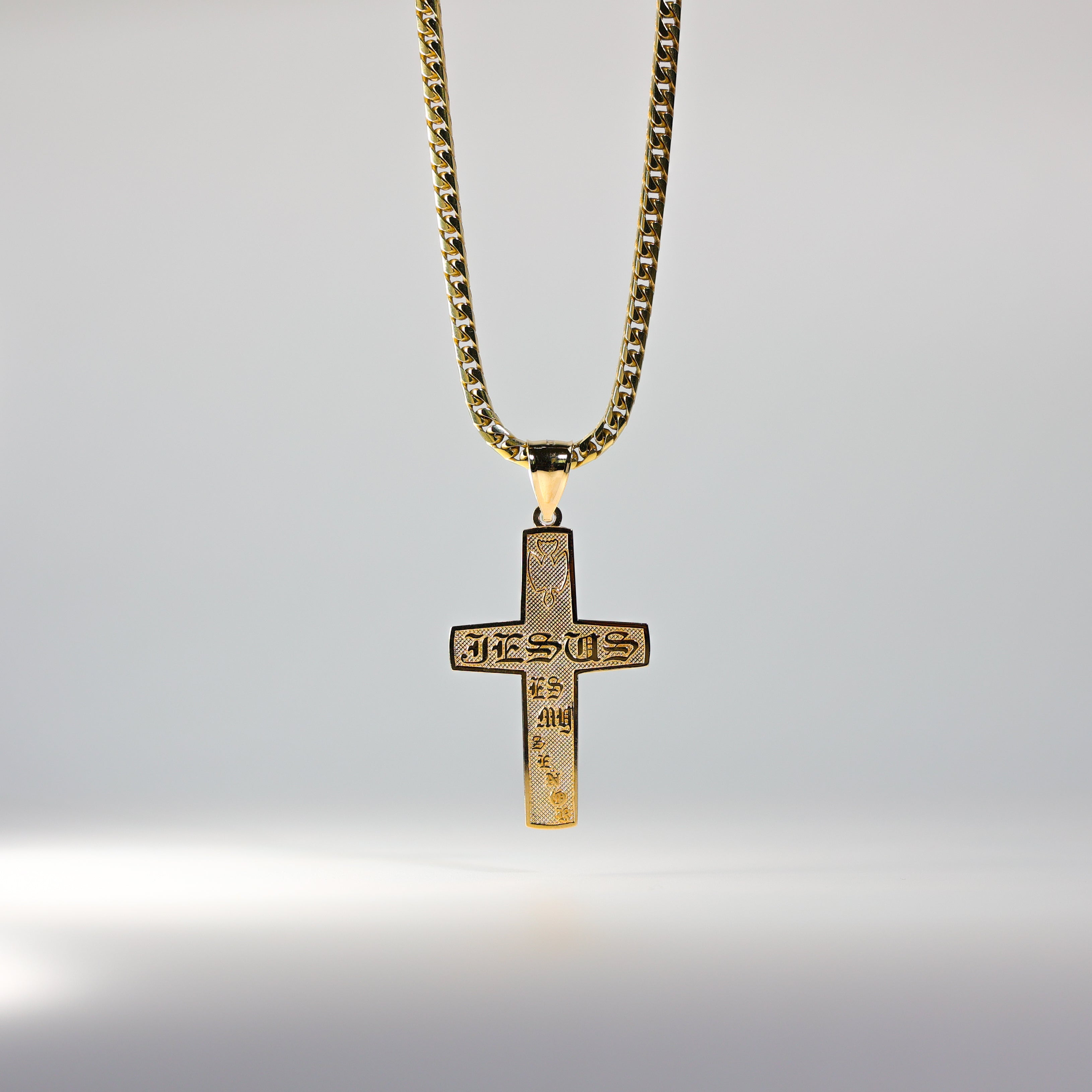 Gold Cross Pendant Model-1030 - Charlie & Co. Jewelry