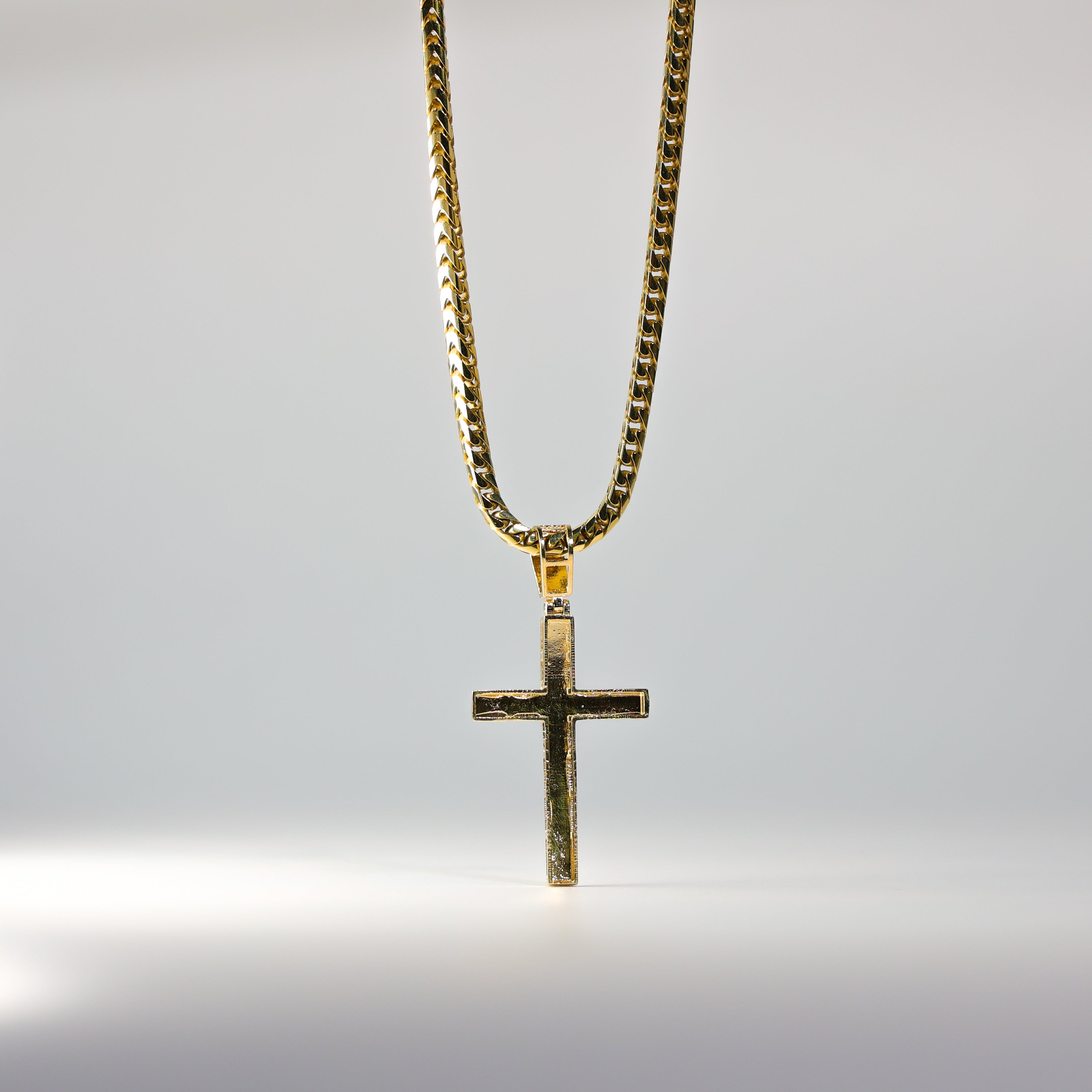 Gold Cross Pendant Model-2205 - Charlie & Co. Jewelry