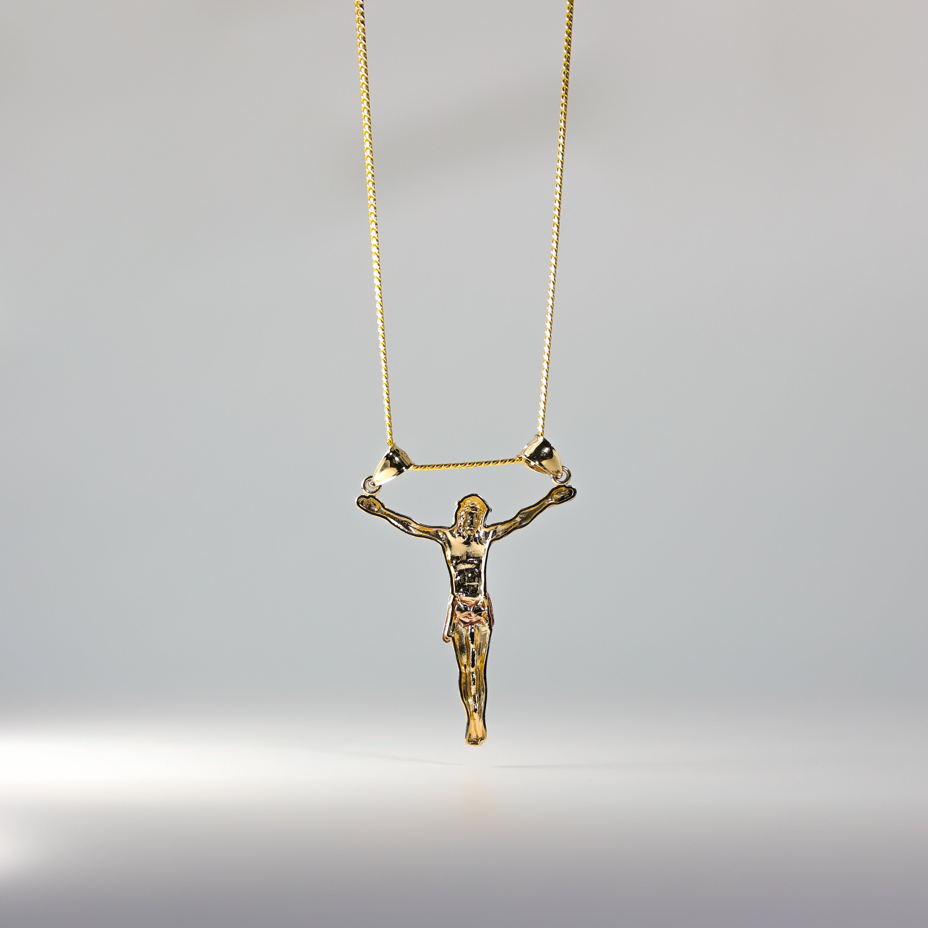 Gold Jesus Christ Body Pendant Model-0087 - Charlie & Co. Jewelry