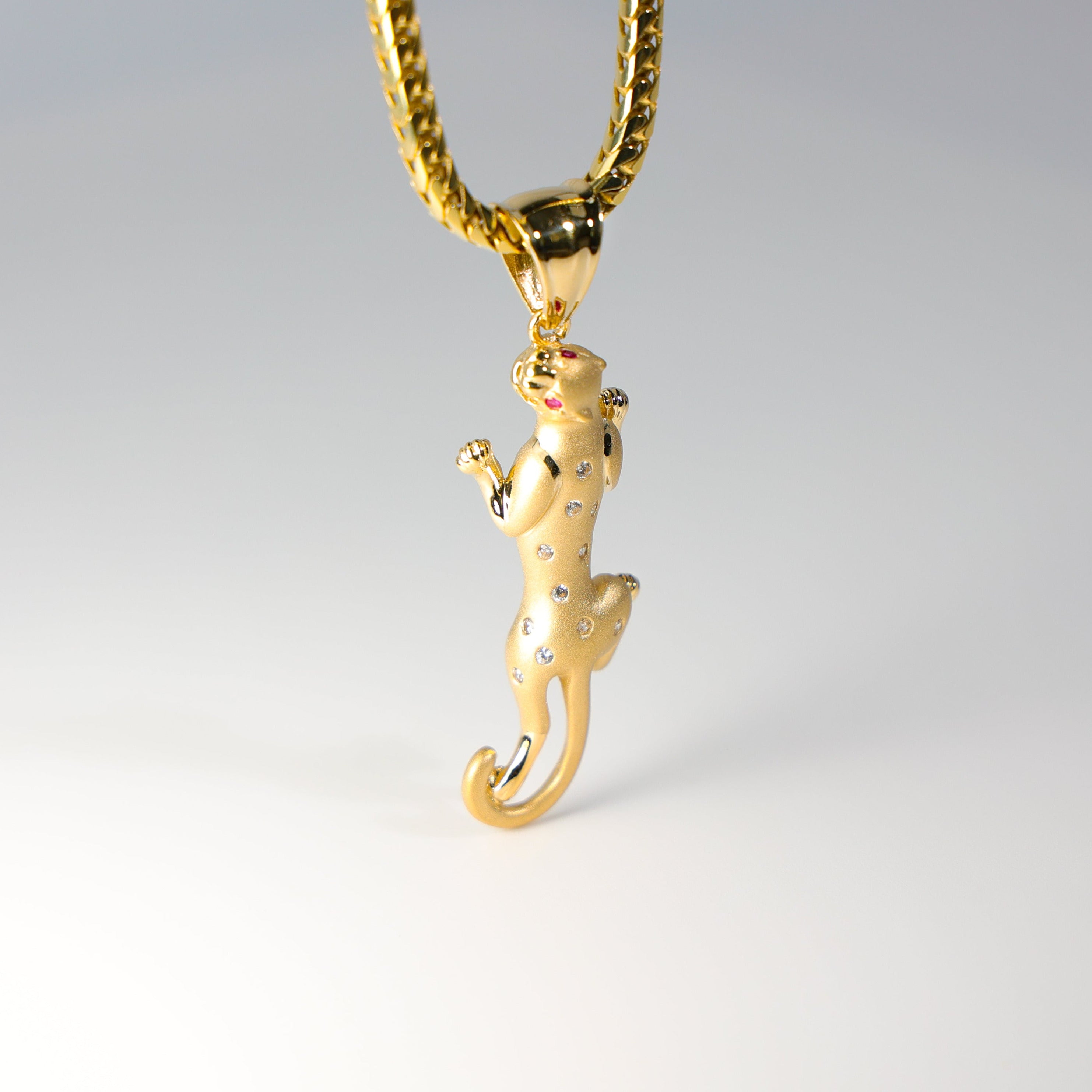 Gold Puma Pendant Model-1530 - Charlie & Co. Jewelry