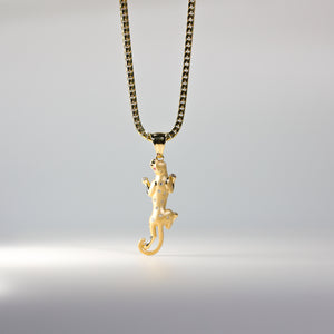 Gold Puma Pendant Model-1530 - Charlie & Co. Jewelry