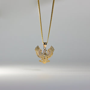 Gold Eagle Pendant Model-1604 - Charlie & Co. Jewelry