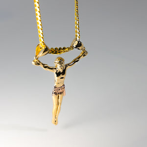 Gold Jesus Christ Body Pendant Model-0085 - Charlie & Co. Jewelry