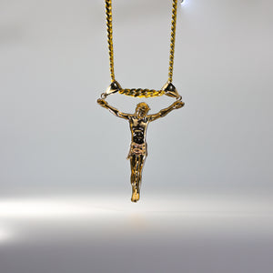 Gold Jesus Christ Body Pendant Model-0085 - Charlie & Co. Jewelry