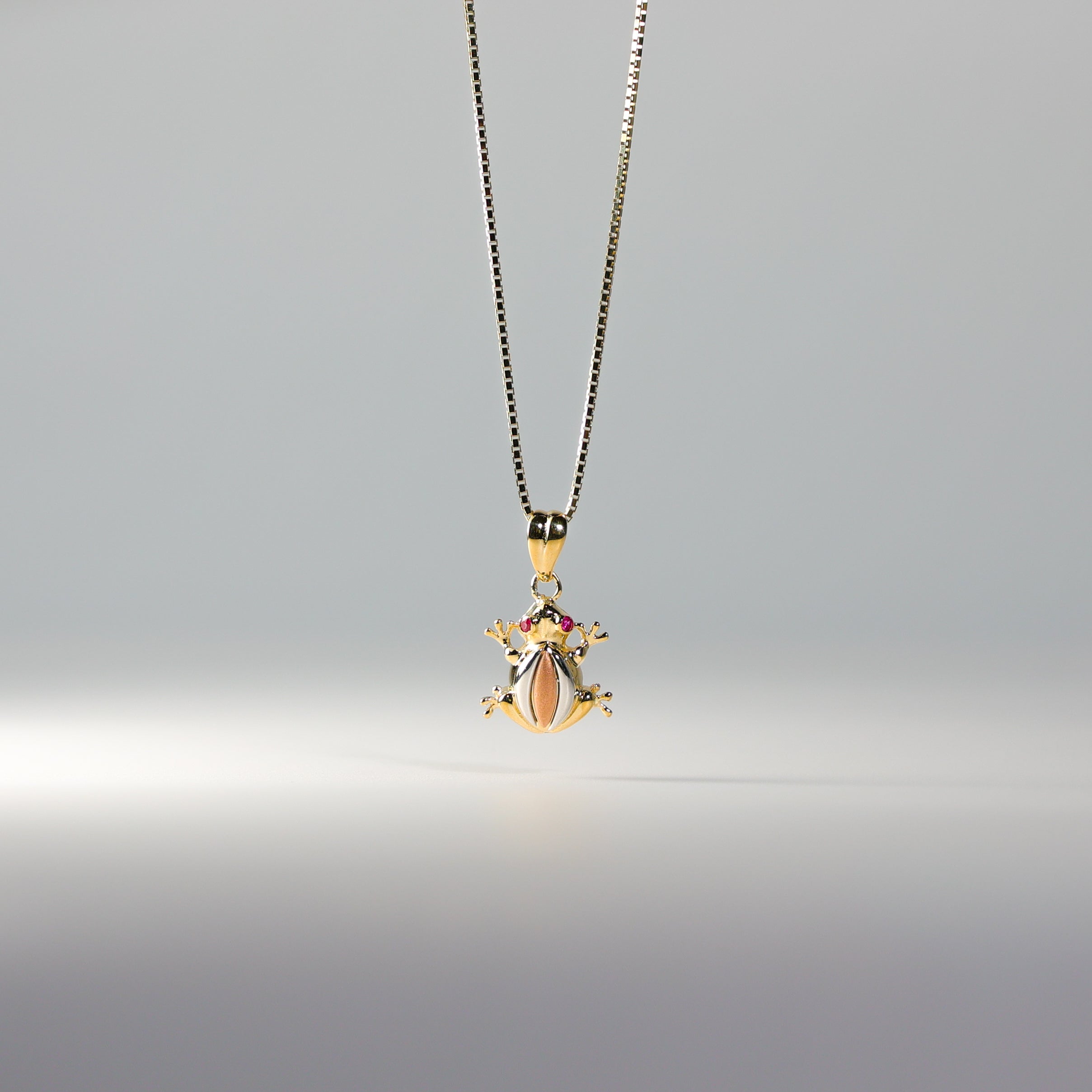 14KT YELLOW fashion GOLD FROG PENDANT