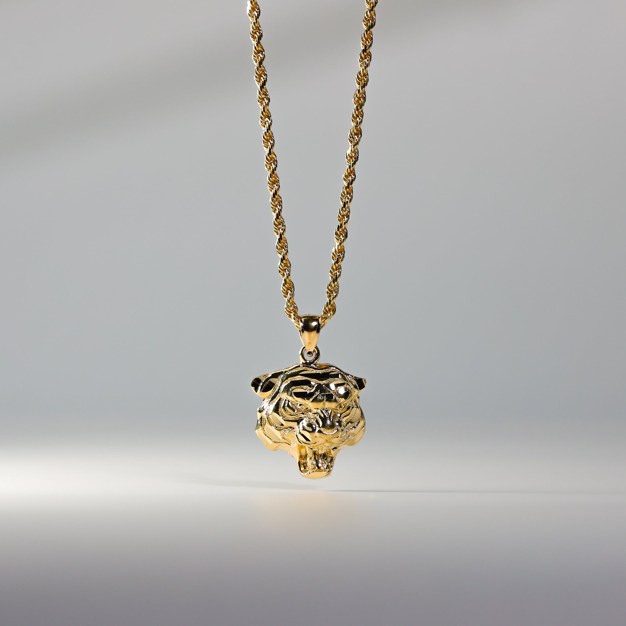 Men's Fashion Gold Silver Two Color Tiger Pendant Necklace Hip-Hop Gold  Diamond Tiger Necklace Jewelry Punk Party Necklace Animal Jewelry Gift |  Wish