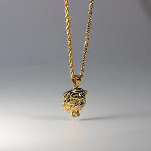Gold Tiger Pendant Model-1617 - Charlie & Co. Jewelry