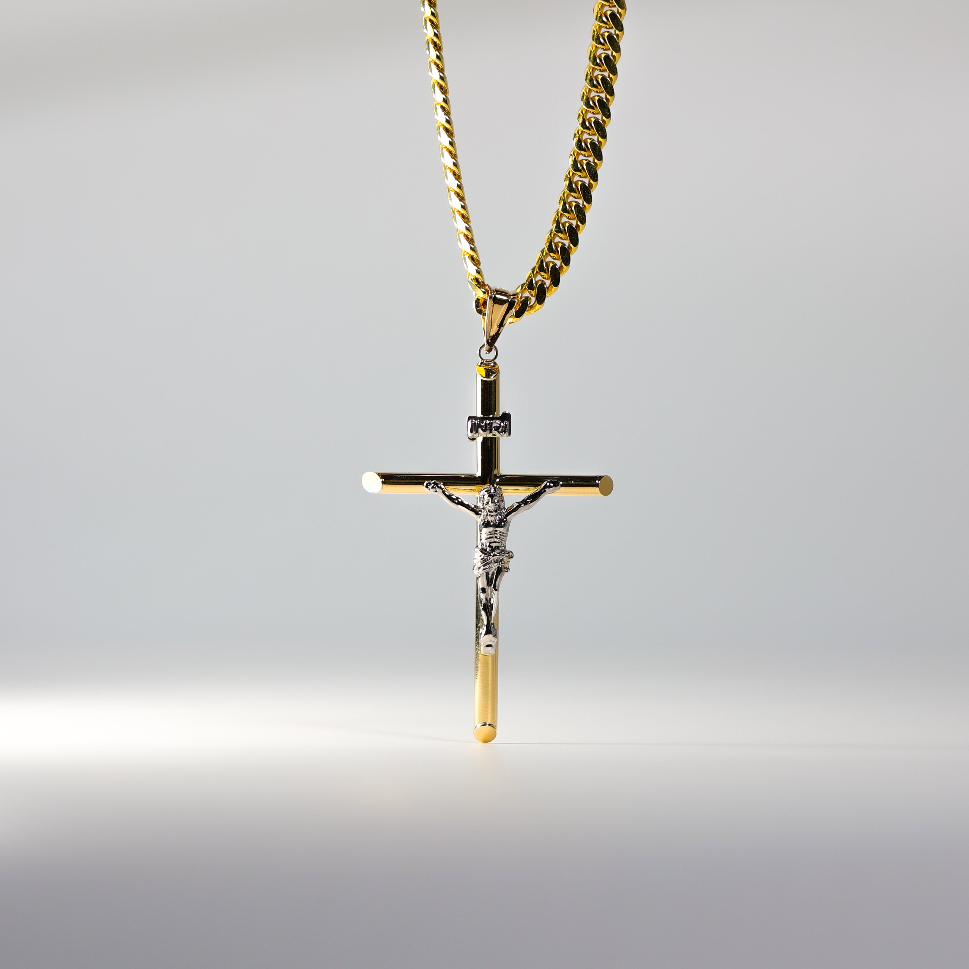 Gold Crucifix Cross Pendant Model-0847 - Charlie & Co. Jewelry