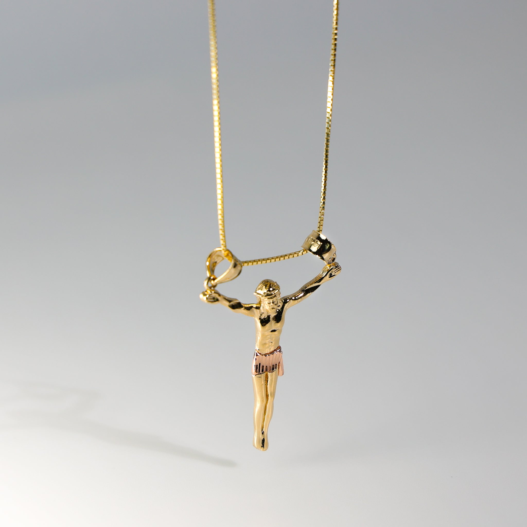 Gold Jesus Christ Body Pendant Model-0087 - Charlie & Co. Jewelry