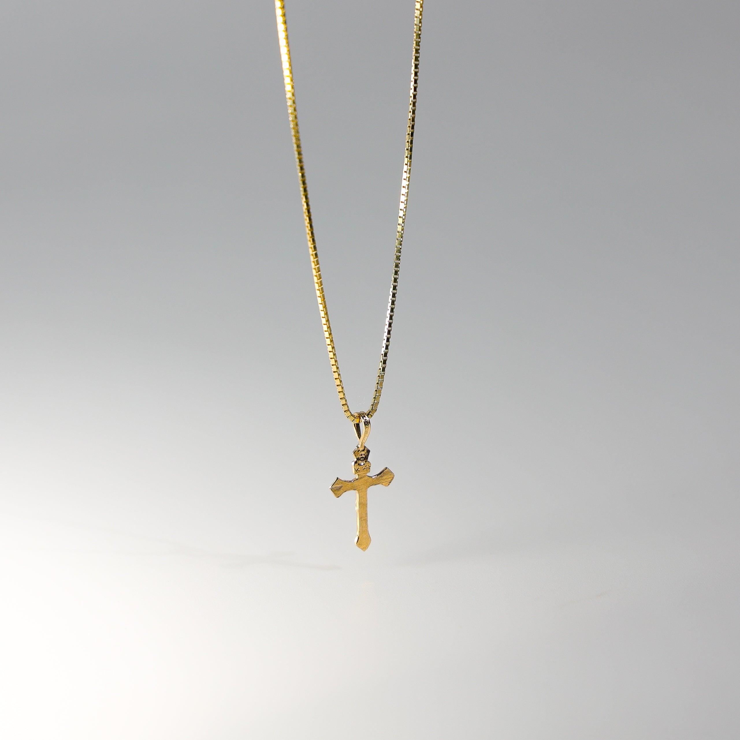 Gold Crucifix Cross Religious Pendant Model-1008 - Charlie & Co. Jewelry