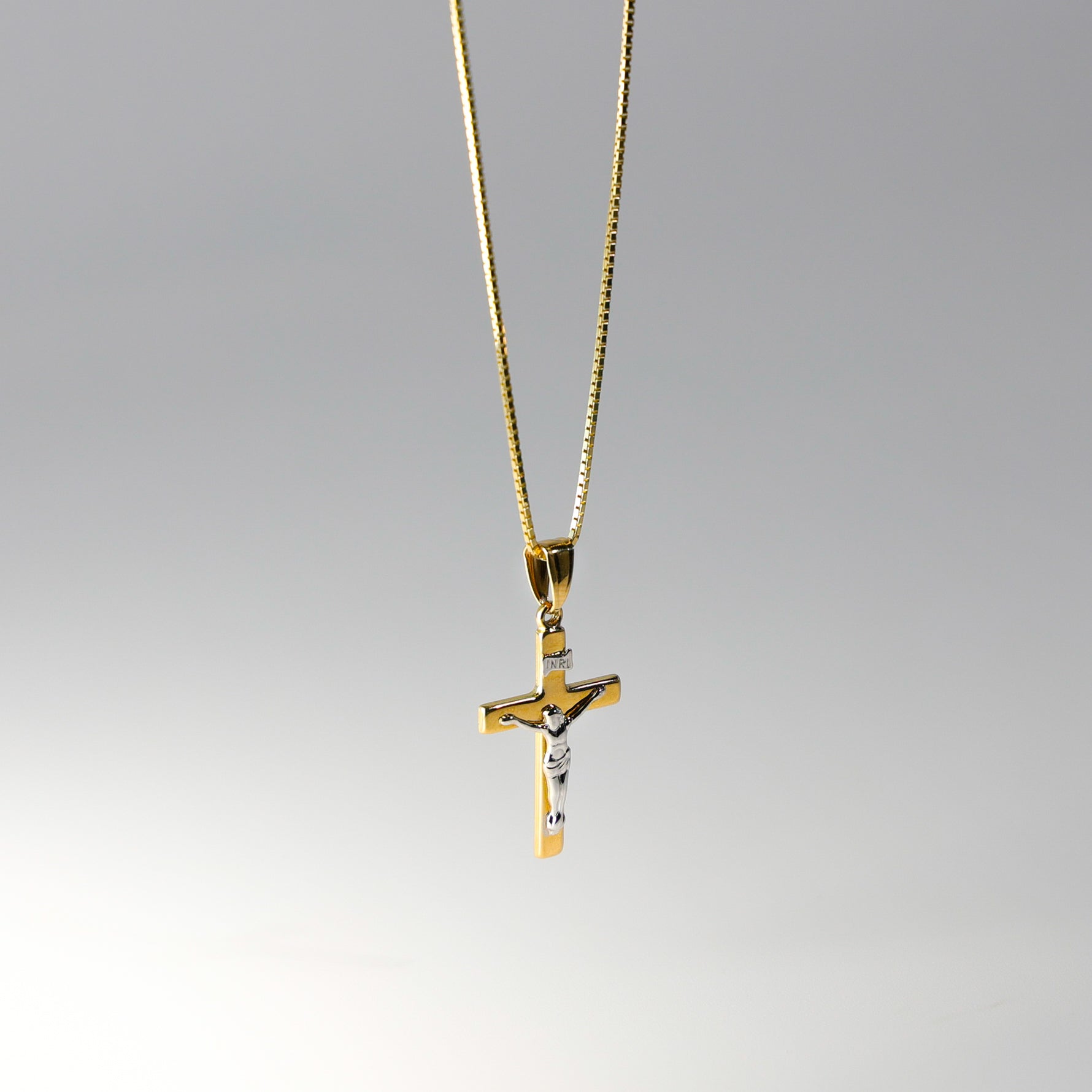Gold Crucifix Cross Pendant Model-2173 - Charlie & Co. Jewelry