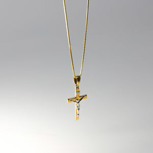 Gold Crucifix Cross Pendant Model-2173 - Charlie & Co. Jewelry