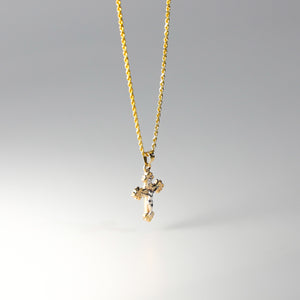 Gold Crucifix Cross Pendant Model-0873 - Charlie & Co. Jewelry
