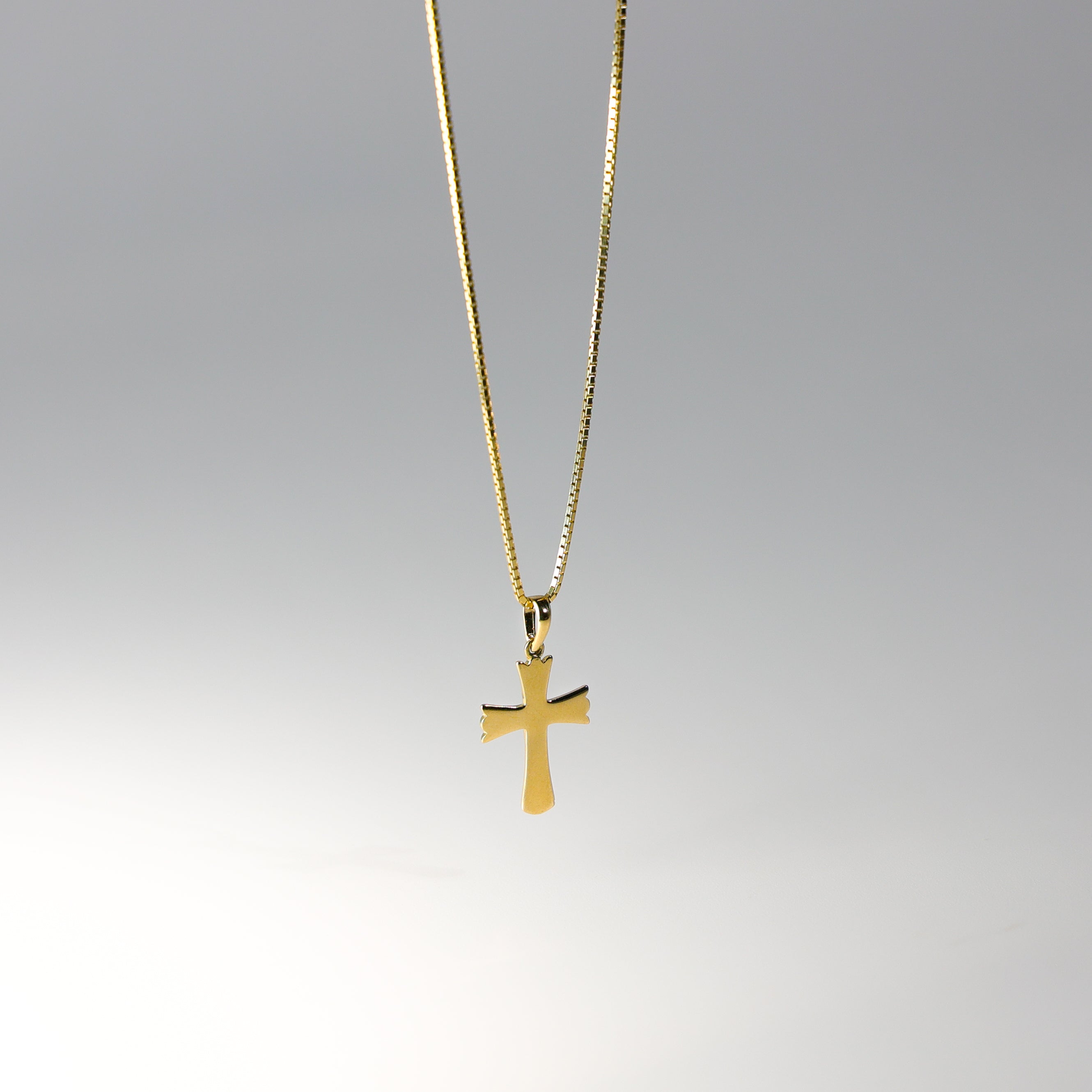 Gold Cross Pendant Model-2227 - Charlie & Co. Jewelry