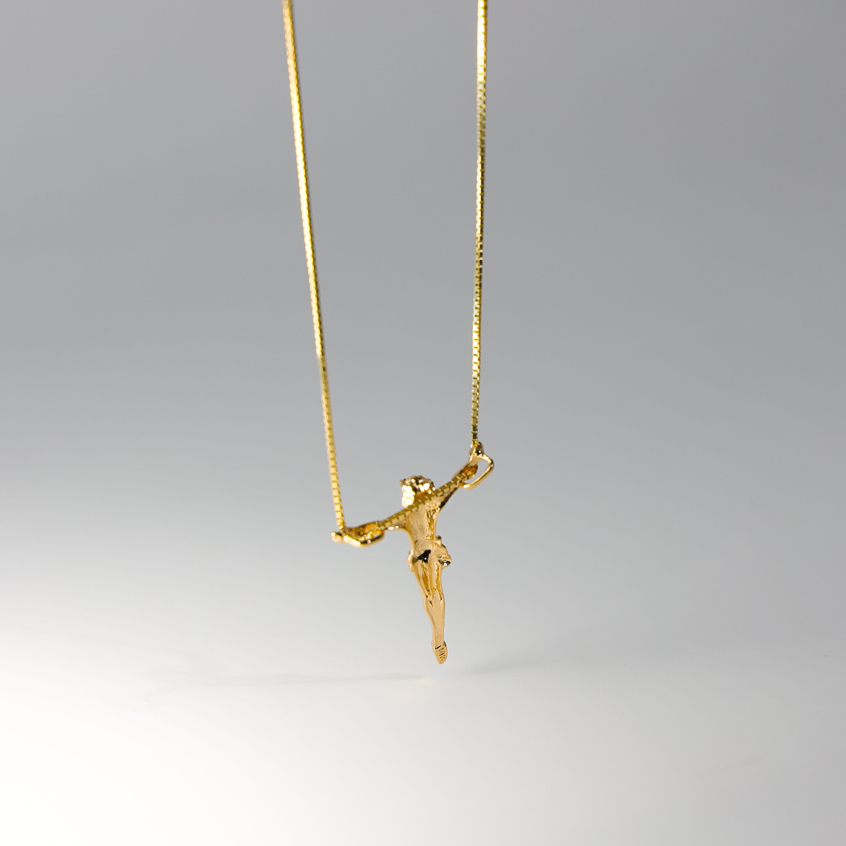 Gold Jesus Christ Body Pendant Model-1201 - Charlie & Co. Jewelry